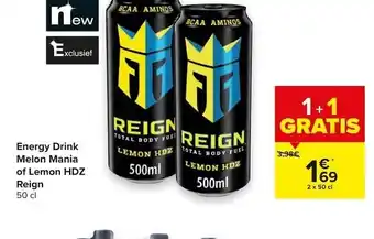 Energy Drink Melon Mania of Lemon HDZ Reign