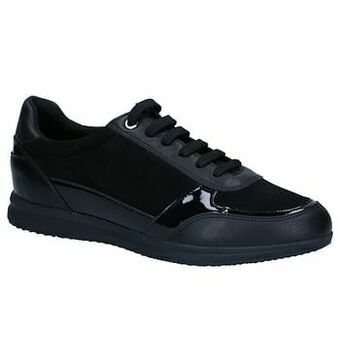 Geox Avery Zwarte Veterschoenen