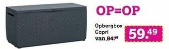 Leen Bakker Opbergbox capri aanbieding