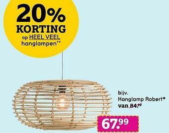 Leen Bakker Hanglamp robert aanbieding