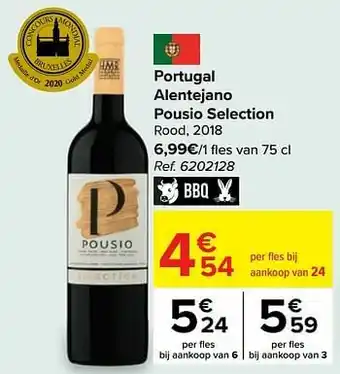 Carrefour Market Portugal alentejano pousio selection rood aanbieding
