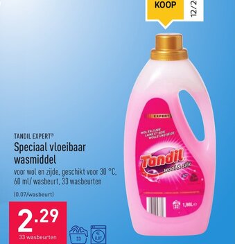 ALDI Speciaal vloeibaar wasmiddel aanbieding