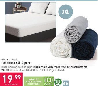 ALDI Hoeslaken XXL aanbieding