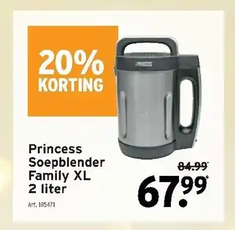 Princess soepblender family xl 2 liter