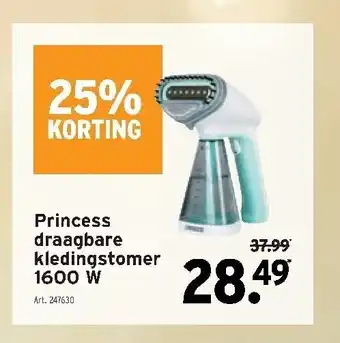 GAMMA Princess draagbare kledingstomer 1600 w aanbieding