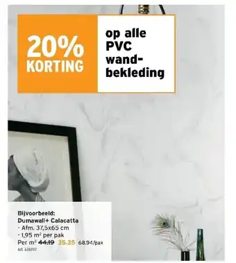 GAMMA Dumawall+ calacatta aanbieding