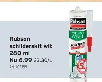 GAMMA Rubson schilderskit wit 280 ml aanbieding