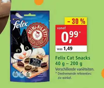 Maxi Zoo Felix Cat Snacks 40 G - 200 G aanbieding