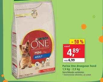 Maxi Zoo Purina One Droogvoer Hond aanbieding