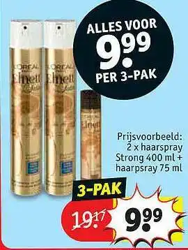 Kruidvat Haarspray Strong, aanbieding