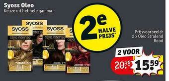 Kruidvat Syoss Oleo aanbieding