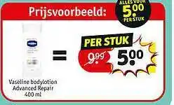 Kruidvat Vaseline Bodylotion Advanced Repair aanbieding