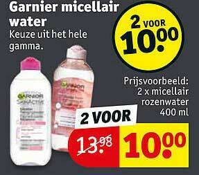 Kruidvat Garnier Micellair Water aanbieding