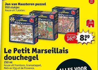 Kruidvat Le Petit Marseillais Douchegel aanbieding