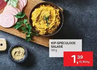 Kip-speculoos salade