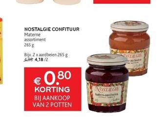 Alvo Nostalgie confituur aanbieding
