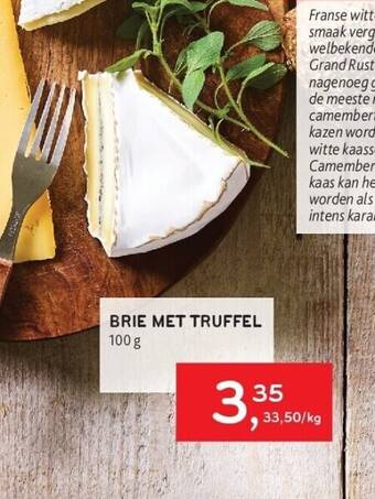 Alvo Brie met truffel aanbieding
