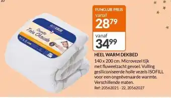 Fun Heel warm dekbed aanbieding
