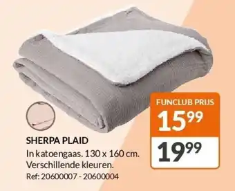 Sherpa plaid