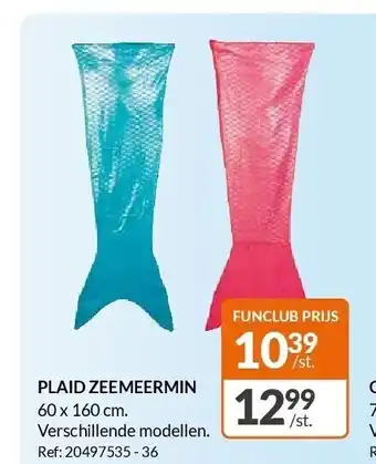 Plaid zeemeermin