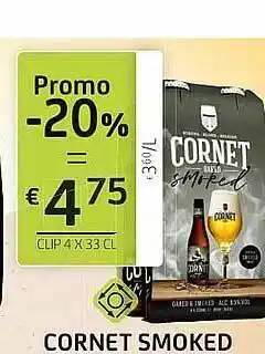 BelBev Cornet Smoked -20% aanbieding