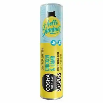 Zooplus Cosma Snackies Zomer-Editie - Kip en lam 27 g aanbieding