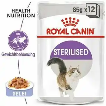 Zooplus Royal Canin Sterilised in Gelei - 24 x 85 g aanbieding