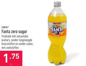 ALDI Fanta zero sugar aanbieding