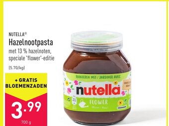 ALDI Hazelnootpasta aanbieding