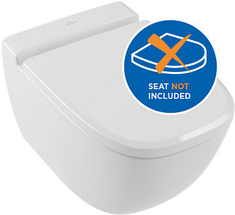 Villeroy & Boch Antheus hangtoilet glanzend wit randloos zonder wc-bril