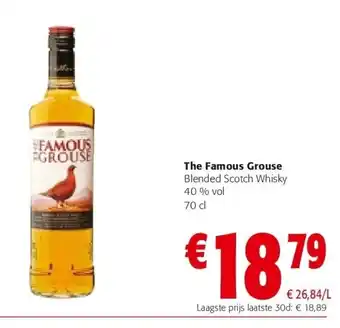 Colruyt The famous grouse blended scotch whisky 40 % vol 70 cl aanbieding