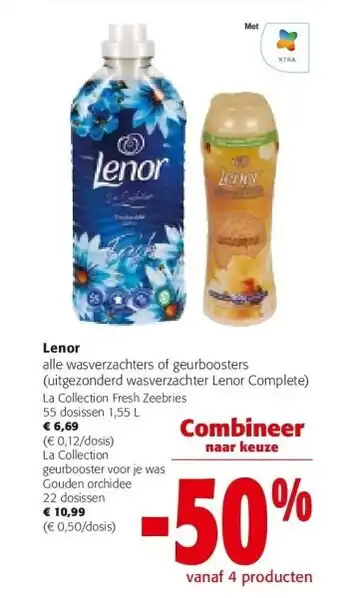 Colruyt Lenor la collection fresh zeebries 55 dosissen 1,55 l aanbieding