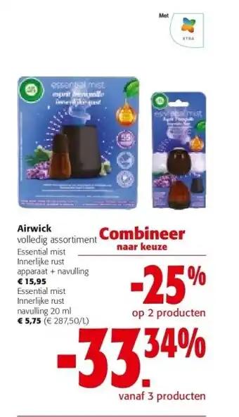 Airwick essential mist innerlijke rust apparaat + navulling