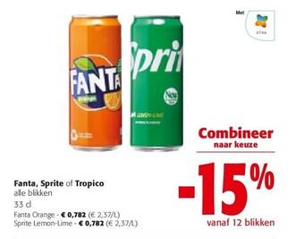 Colruyt Fanta orange aanbieding