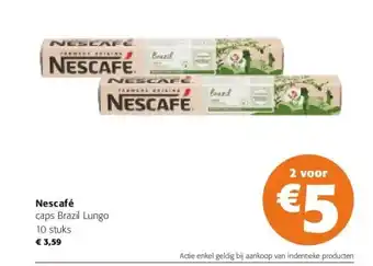 Nescafé caps brazil lungo 10 stuks