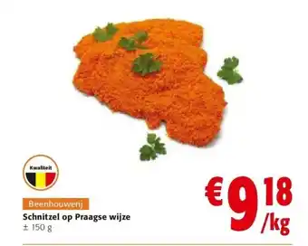 Colruyt Schnitzel op praagse wijze aanbieding