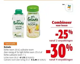 Colruyt Balade lichte room 20 cl aanbieding