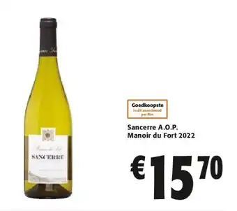Sancerre a.o.p. manoir du fort 2022