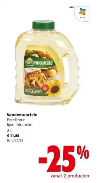 Colruyt Vandemoortele excellence fijne frituurolie 2 l aanbieding