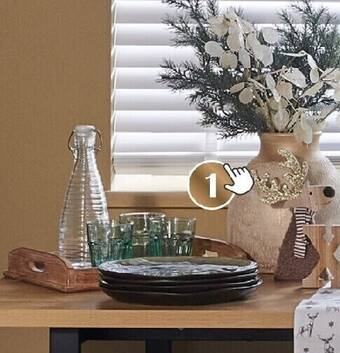 Brico Terracotta vaas goud. 26 cm aanbieding