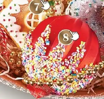 Kerstbal in glas. rood. 8 cm