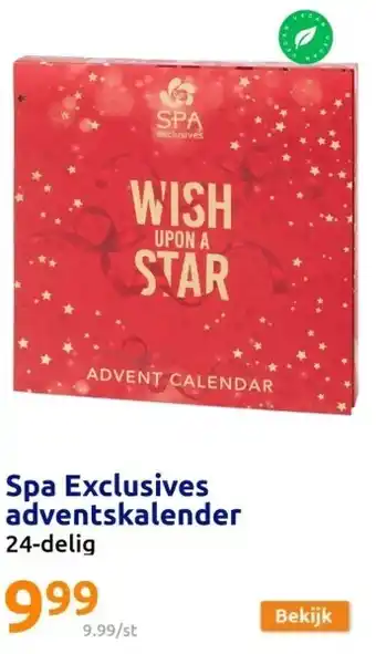 Action Spa exclusives adventskalender aanbieding