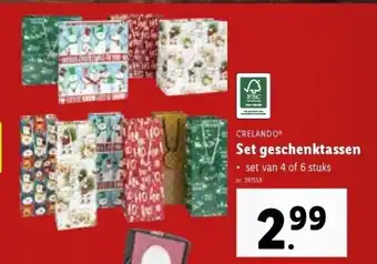 Lidl Set geschenktassen aanbieding