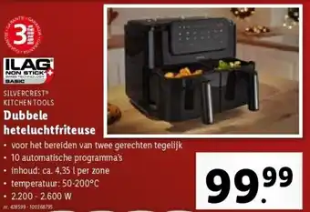 Lidl Dubbele heteluchtfriteuse aanbieding