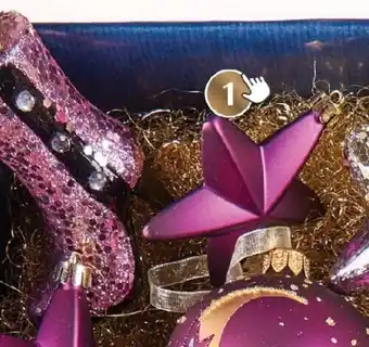 Brico Set van 6 sterren paars aanbieding