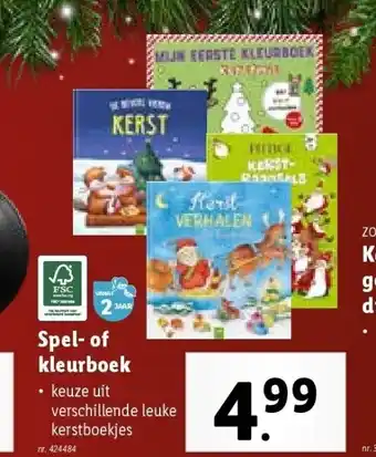 Spel- of kleurboek