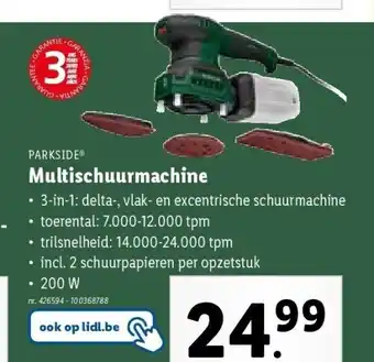 Multischuurmachine