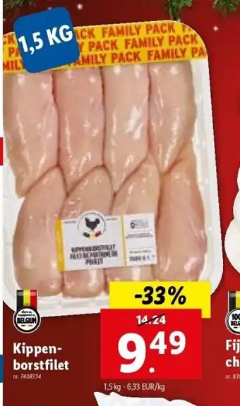 Lidl Kippenborstfilet aanbieding