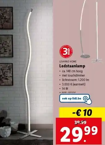 Lidl Ledstaanlamp aanbieding