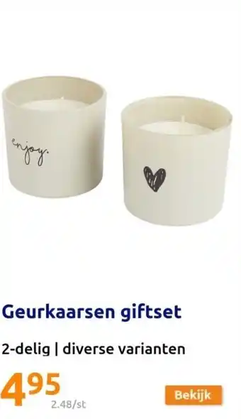 Geurkaarsen giftset